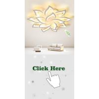 Lámpara de Techo LED Regulable Plafón Led Techo Moderna Φ56cm Pétalos LED 3000-6000K iluminación de Techo Corredor Baño Dormitorio Pasillo 15W Blanco - details 19