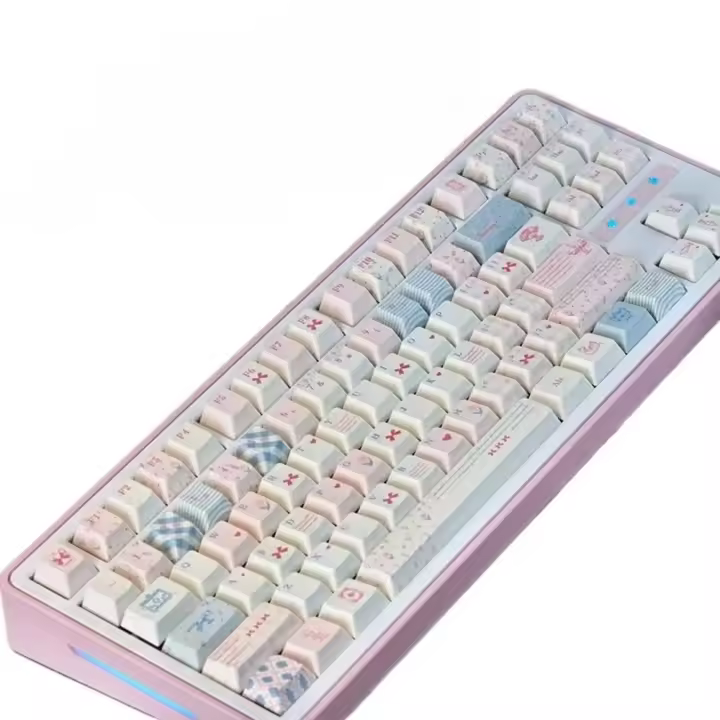 Teclas de Perfil Cherry con Decoración de Estilo Anime Sweet Rococó Compatibles con Teclados de Modelos 61/68/75/82/84 Accesorios de Teclado Electrónicos - 1
