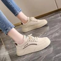 Nuevos Zapatos Blancos, Nuevos Zapatos Versátiles Casuales De Base Gruesa - details 4
