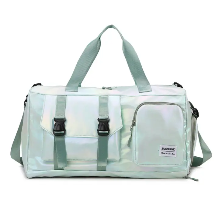 Bolso de hombro individual impermeable para deportes al aire libre, natación, yoga, bolso bandolera grande con bolsa para zapatos - 1