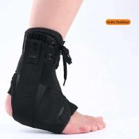 Soporte ajustable tanto para hombres como para mujeres, protector de tobillo con cordones, estabilizador de pie para correr, baloncesto y deportes seguros, - details 4