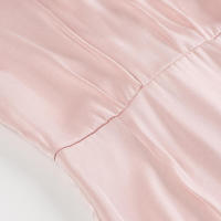 Elegante Vestido de Oficina Mini A-line Cuello de Gola Solida para Mujeres Manga Larga - details 11