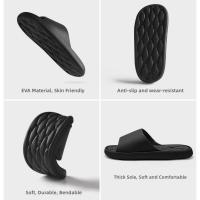 Zapatillas de nube para hombre y mujer, sandalias de playa con plataforma gruesa, suela suave de EVA, chanclas de moda, zapatos de casa para parejas, novedad de verano - details 3