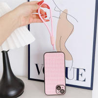 Correa de cordón para teléfono móvil con anillo colgante y correa de muñeca con parche para funda de teléfono celular, llavero de cuerda - details 5