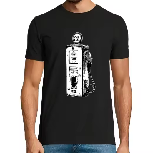 cerveza fría-bomba de gas-combustible Camisetas CERVEZA,Pack Regalo Camiseta Personalizada - 1