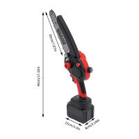 Mini motosierra sin escobillas, motosierra eléctrica inalámbrica de 8 pulgadas con batería y cargador rápido incluido - details 1