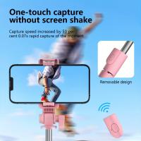 Nuevo Soporte de Piso para Teléfono Móvil de Tiro de Selfie, Soporte Universal para Selfie de Viaje Conveniente con Rotación de 360 ​​Grados, Trípode de Cámara Panorámica Antivibración Inalámbrico para Transmisión en Vivo al Aire Libre - details 6