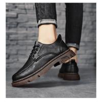 Vintage Hombres Zapatos de cuero de negocios Casual Jóvenes Zapatos de moda - details 10