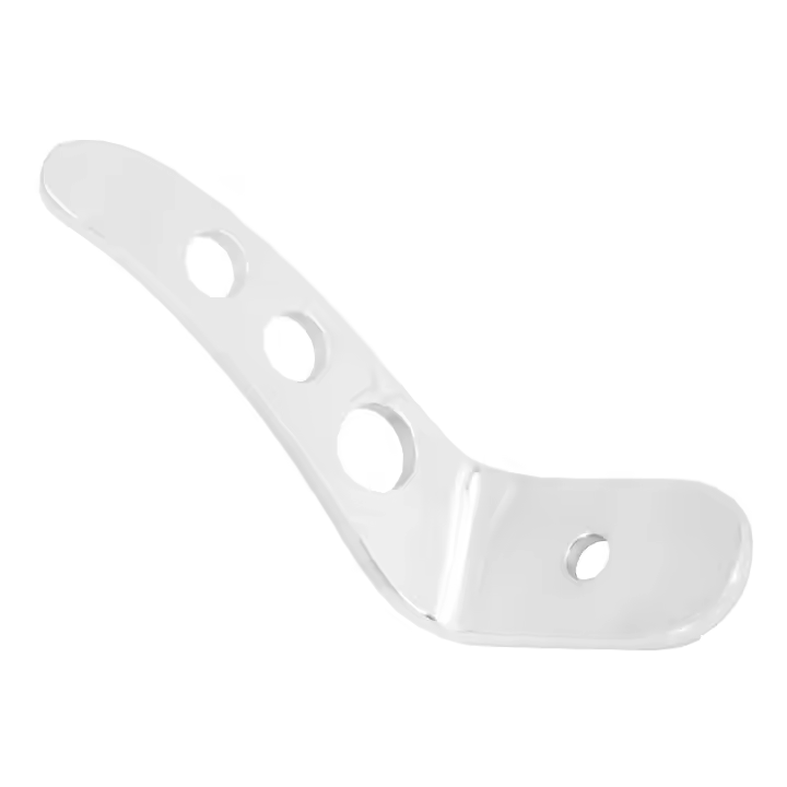 Soporte de Pedal cromado para motocicleta, extensión de pata de cabra para Harley Touring Road King Street Glide FLHX FLHR CVO Ultra 1991- 2022 - 1