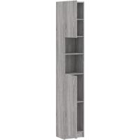 Armario de Baño de Madera Ingeniería Lavadora, Estante, Ducha, Inodoro 32x25,5x190 cm - details 40
