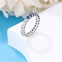 Anillo de Plata Esterlina 925 con Zirconia de Estrella de Copo de Nieve - details 32