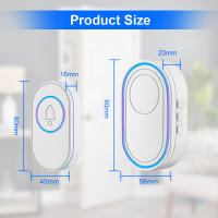 Timbre de Puerta Inalámbrico Inteligente Sectyme para Exteriores IP65 Impermeable Kit de Campana de Puerta con Luces LED Alarma de Seguridad Mejores de Bienvenida a Casa Melodías - details 7