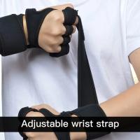 Guantes de Gimnasio Antideslizantes Soporte de Muñeca para Levantamiento de Pesas y Crossfit - details 9
