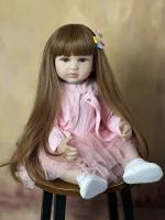BZDOLL-Muñeca Reborn de cuerpo completo de silicona para niños, bebé recién nacido, Princesa, regalos de cumpleaños, 55cm, 22 pulgadas - details 4
