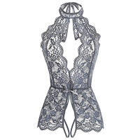 Conjunto de Lencería de Encaje para Mujeres Monos de Cintura Abierta con Tirantes - details 27