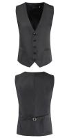 Chaleco de traje informal a la moda para hombre, estilo europeo americano, ajustado, versión coreana, suaviza tu silueta, Color sólido - details 3