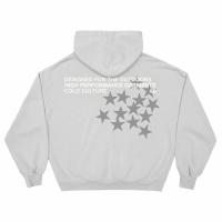 Sudadera De Capucha Estampada Con Patrón De Letras Estilo Hip Hop Gótico Clásico Casual Para Hombre Y Mujer Tallas Grandes Para Otoño - details 2
