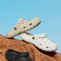 Zapatos con agujeros de verano para playa, zapatillas unisex con parte inferior gruesa para exteriores, sandalias cómodas para interiores y exteriores a la moda - details 1