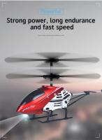 Helicóptero RC de Aleación 3.5CH con Estabilizador de Giro Luz LED Recargable USB - details 4