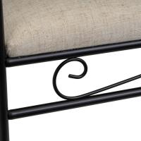 Banqueta pie de Cama de Metal Blanca de 64x68x30 cm - details 29