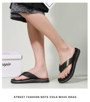 Nuevas chanclas de los hombres de gama alta casual pellizco-pie zapatillas de los hombres desgaste antideslizante sandalias de playa - details 18