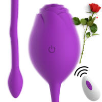 Vibrador de Succión Fuerte Rosas Control Remoto Inalámbrico Juguetes Sexuales para Mujeres Ejercicio de Piso Pelviano Ajuste de Utrina - details 3