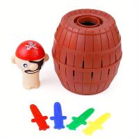 Juego de Tablero Interactivo de Cubo Pirata Juguete de Pequeño para Niños - details 1
