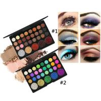 29 Colores Paleta de Sombras de Ojos, Paleta Maquillaje Colores Altamente Pigmentados, Nude Sombras de Ojos Mate Brillo, Neutro y Humo, Maquillaje Profesional - details 1