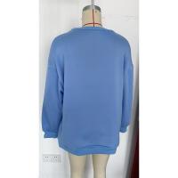 Sudadera holgada de manga larga con cuello redondo para mujer - details 3