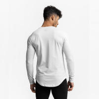 Suéter deportivo de manga larga para hombre, camiseta transpirable de secado rápido, cómoda para correr - details 5