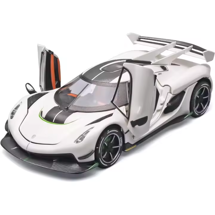 Coches de Juguete a Escala 1/24 Coleccionables con Luz y Sonido Ideales para Niños de 3 Años o más - 1