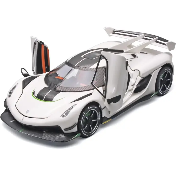 Coches de Juguete a Escala 1/24 Coleccionables con Luz y Sonido Ideales para Niños de 3 Años o más - 1