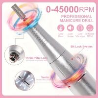 Máquina de manicura profesional portátil, inalámbrica, de 45000 RPM, en colores púrpura/rosa/blanco Aurora para pulir y eliminar la - details 3