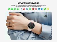 Karchilor Reloj Inteligente Bluetooth Resistente al Agua para Hombres y Mujeres, Llamadas, Deportes, Monitor de Salud, Compatible con Android e iOS - details 2