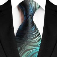 Nueva Corbata De Flor Clásica Para Hombre 8cm Lujosa Estripada Jacquard Adecuada Para Negocios Bodas Fiestas Uso Diario Accesorio De Moda Polyester - details 4