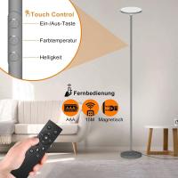 Lámpara de Pie Regulable Gris 42W, Lámpara de Pie LED Salon 3700LM Súper Brillantecon Lámpara de Lectura, control remoto y control táctil Lámpara Alta para Salon de Estar Dormitorio Oficina - details 26