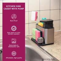 Organizador de Cocina Caddy de Fregadero con Soporte de Líquido de Limpieza - details 1