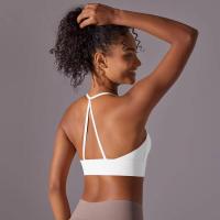 Top de mujer, cuello de chaleco Hai Yuga, decoración triul, deportes con espalda bonita, Top corto a prueba de golpes para - details 7