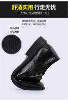 Cuero de un pedal cubierta de pie transpirable vestido de negocios de tacón plano zapatos de cuero pequeños casuales británicos - details 13