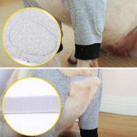 Práctica funda de recuperación para perros transpirable, envoltura de codo suave de algodón para cachorros, Protector de codo ajustable antilamer para perros, pata delantera - details 5