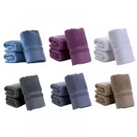 Juego de toallas de mano de algodón para baño, toalla Ultra suave y muy absorbente, para mano, cara, gimnasio y Spa - details 0