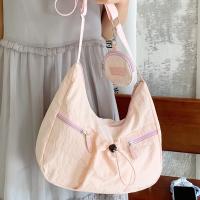 Bolso cruzado de estilo coreano, bolso plisado con cordón de gran capacidad, versátil, ligero con monedero - details 23