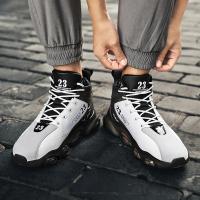Zapatillas De Correr Para Hombre Suela Antideslizante Transpirable Talla Grande Negro Deporte Al Aire Libre Zapatillas De Malla - details 11