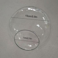 Pantallas de cristal transparente para lámpara colgante, cubierta de globo para lámpara de araña, piezas de pantalla, accesorio de lámpara de ajuste, D13cm, D15cm, D20cm - details 2