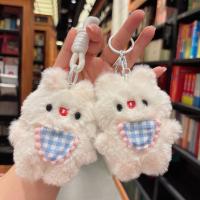 Lindo llavero de peluche de conejo, joyería pequeña, juguete de peluche, llavero de coche de regalo - details 2