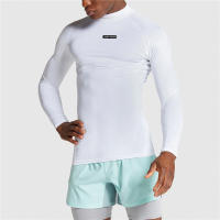 Camiseta de Fitness de Compresión para Hombres con Cuello de Tortuga Gimnasio de Otoño Ropa de Entrenamiento de Manga Larga de Secado Rápido Ideal para Culturismo Material de Poliéster - details 8