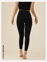 Movimiento de Yoga Leggings para las mujeres deportes pantalones ajustados de cintura alta con ajustado largo pantalones cookteca - details 13