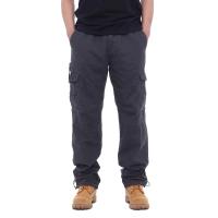 Pantalones Cargo para Hombres 100% Algodón Cintura Elástica, Múltiples Bolsillos, Listos para la Aventura al Aire Libre - details 1