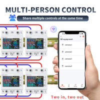 Medidor de potencia inteligente Tuya WiFi, interruptor Protector de sobrevoltaje, Monitor de voltaje de corriente, rel￩ de valor ajustable, disyuntor - details 10