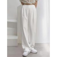 Pantalones de Pierna Recta de Cintura Alta para Mujer Pantalones de Oficina Negros Cómodos y Elásticos Todas las Tallas, Nuevo - details 3